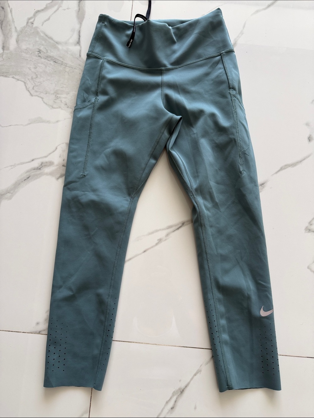 Nike Kids Teal Blue Performance Leggings